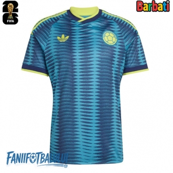 Columbia Tricou Fotbal Replică Mondial 2026 Barbati Deplasare